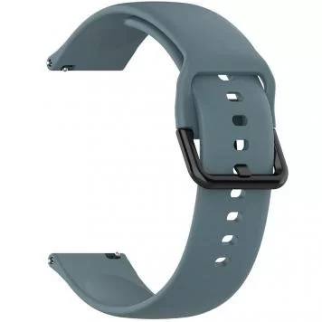 Ремешок Amazfit, Haylou, Samsung, Huawei 20 мм без кнопки 2 Midnight Blue 3