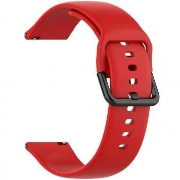 Ремешок Amazfit, Haylou, Samsung, Huawei 20 мм без кнопки 2 Red 3