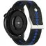 Ремешок Sport 2 Amazfit, Haylou, Samsung, Huawei 22 мм Black Blue 5
