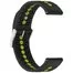 Ремешок Sport 2 Amazfit, Haylou, Samsung, Huawei 22 мм Black Yellow 3