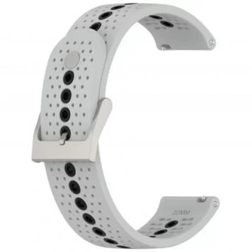 Ремешок Sport 2 Amazfit, Haylou, Samsung, Huawei 22 мм Gray Black 1