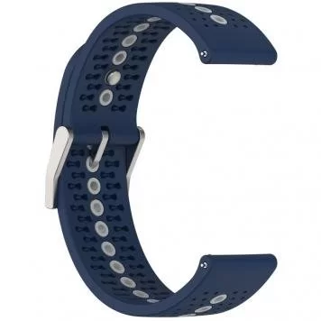 Ремешок Sport 2 Amazfit, Haylou, Samsung, Huawei 22 мм Blue Gray 3