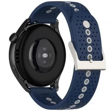Ремешок Sport 2 Amazfit, Haylou, Samsung, Huawei 22 мм Blue Gray 5