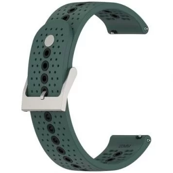 Ремешок Sport 2 Amazfit, Haylou, Samsung, Huawei 22 мм Green Black 1