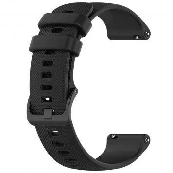 Ремешок гофрированный Amazfit Bip, Haylou Solar LS02 20 мм Black 2