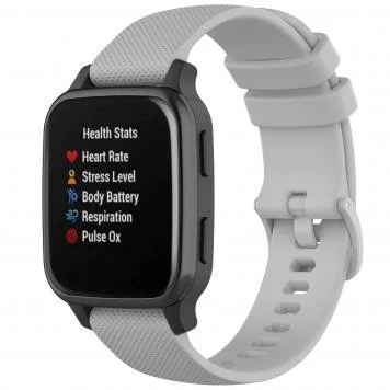 Ремешок гофрированный Amazfit Bip, Haylou Solar LS02 20 мм Gray 3