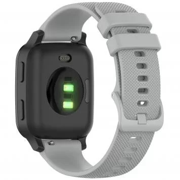 Ремешок гофрированный Amazfit Bip, Haylou Solar LS02 20 мм Gray 4