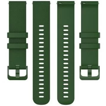 Ремешок гофрированный Amazfit Bip, Haylou Solar LS02 20 мм Green 2