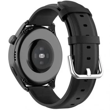 Ремешок двойная кожа Amazfit, Haylou, Samsung, Huawei 22 мм Black 8