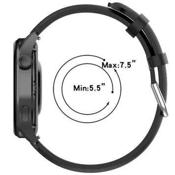 Ремешок двойная кожа Amazfit, Haylou, Samsung, Huawei 22 мм ALL 1