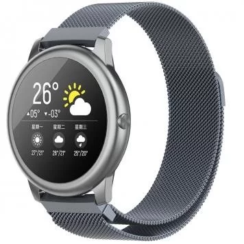 Ремешок миланский Amazfit Bip, Haylou Solar LS05 22 мм Gray 1