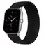 Ремешок плетеный Amazfit, Haylou, Samsung, Huawei 20 мм Black 2 NEW