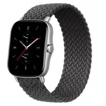 Ремешок плетеный Amazfit, Haylou, Samsung, Huawei 20 мм Gray 2 NEW