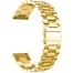 Ремешок металлический Amazfit, Haylou, Samsung, Huawei 20 мм Gold 1