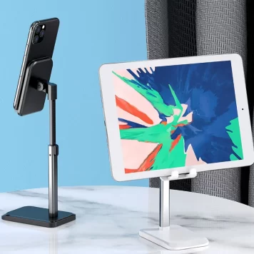 Подставка Xiaomi Carfook Mobile Phone Tablet Universal Retractable Desktop Stand White zm-02 3
