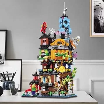 Конструктор Leduo Сады Ниндзяго-Сити 1161 деталь 4