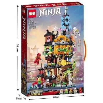 Конструктор Leduo Сады Ниндзяго-Сити 1161 деталь 5