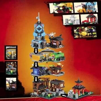 Конструктор Leduo Сады Ниндзяго-Сити 1161 деталь 6