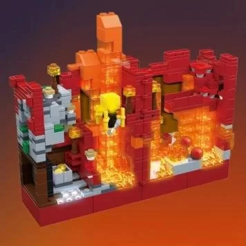Конструктор S-tory Майнкрафт Огненная Крепость 3