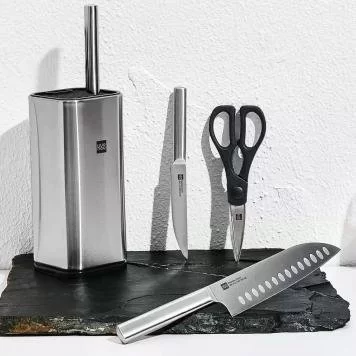 Набор ножей Xiaomi HuoHou Stainless steel kitchen Knife set HU0095 5