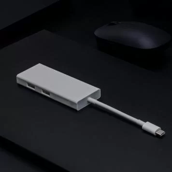 Адаптер Xiaomi Type-C to USB-A + USB-C + Mini Display Port Converter ZJQ02TM 5