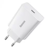 Сетевое зарядное устройство Baseus Speed Mini Quick Charger Type-C 20W EU White CCFS-SN02