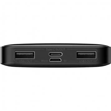 Беспроводной внешний аккумулятор Baseus  Bipow Digital Display 10000mah 15W PPDML-I01 Black 4
