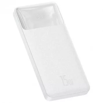 Беспроводной внешний аккумулятор Baseus  Bipow Digital Display 10000mah 15W PPDML-I01 White 1