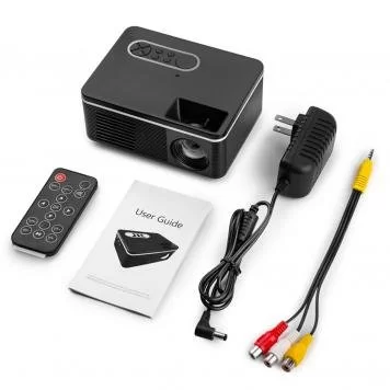 Портативный проектор YG360 HD 1080 Black 5