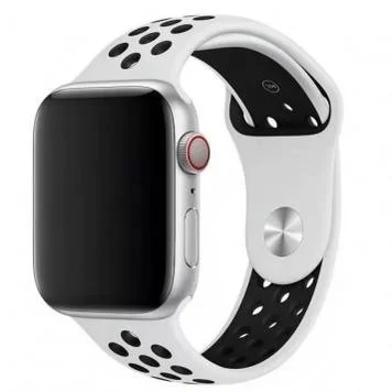 Ремешок Sport для Смарт-часов 42 44 White Black 1