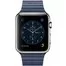 Ремешок кожаный для Смарт-часов 42 44 Blue 1