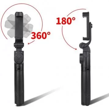 Монопод-трипод со штативом Selfie Stick Tripod Bluetooth XT-02P 4