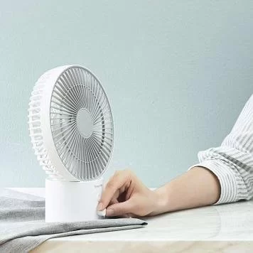 Портативный вентилятор Xiaomi Smart Frog Air Circulation Fan White MF100 4