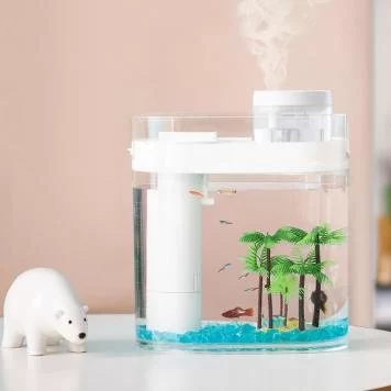 Аква-ферма с увлажнителем Xiaomi Amphibious Fish Tank + Humidifier HF-JHYGZH001 White 1
