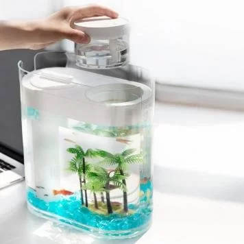 Аква-ферма с увлажнителем Xiaomi Amphibious Fish Tank + Humidifier HF-JHYGZH001 White 2