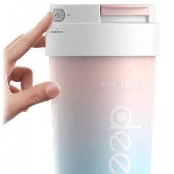 Блендер Xiaomi Xiaomi Deerma Insulation Juice Cup Pink Blue DEM-NU90 2