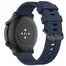 Ремешок Силиконовый Amazfit, Haylou, Samsung, Huawei 20 мм без кнопки Navy Blue 2