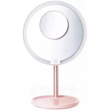 Зеркало для макияжа Xiaomi Jordan and Judy Round Multi-Purpose Pink NV532 1