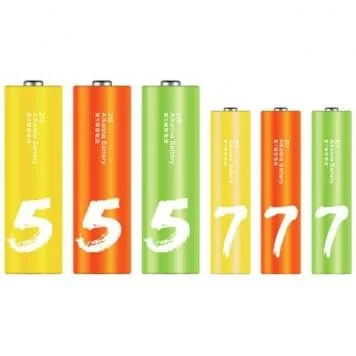 Батарейки алкалиновые Xiaomi ZMI Rainbow ZI5 ZI7 40 шт AA 1