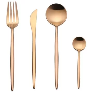 Набор столовых приборов Xiaomi Maison Maxx Stainless Steel Cutlery Set CYZ-001J Gold 1