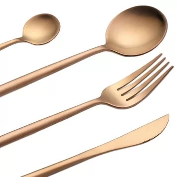 Набор столовых приборов Xiaomi Maison Maxx Stainless Steel Cutlery Set CYZ-001J Gold 2