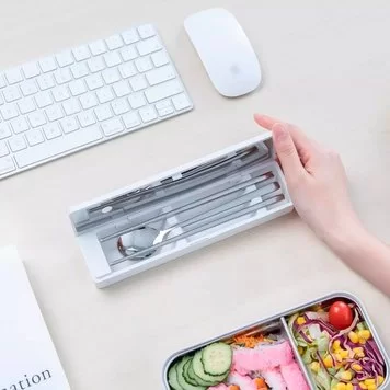 Переносной контейнер со стерилизацией Xiaomi HuoHou Portable Fiatware Set HU0124 5