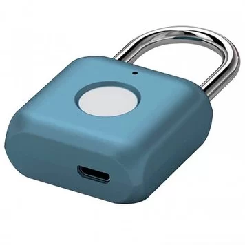 Навесной биометрический замок Xiaomi Smart Fingerprint Lock Padlock YD-K1 син
