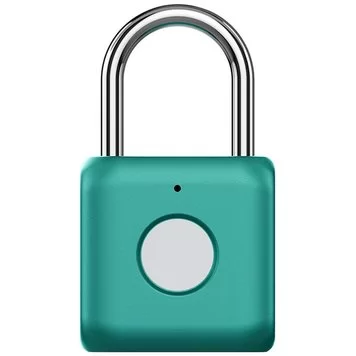 Навесной биометрический замок Xiaomi Smart Fingerprint Lock Padlock YD-K1 зел 2