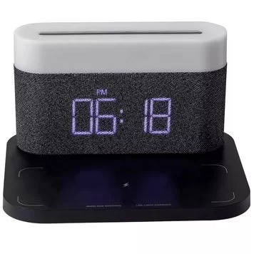 Ночник с часами Xiaomi Youpin VFZ для беспроводной зарядки C-WCLL-C01 Black