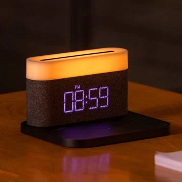Ночник с часами Xiaomi Youpin VFZ для беспроводной зарядки C-WCLL-C01 Black 5