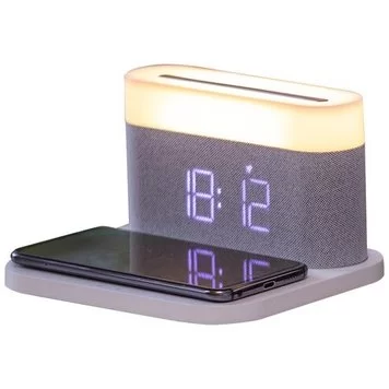 Ночник с часами Xiaomi Youpin VFZ для беспроводной зарядки C-WCLL-C01 Black сер