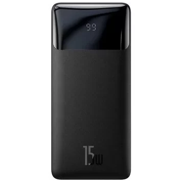 Портативный аккумулятор BASEUS Bipow Digital Display 15W 3A 30000 Black PPDML-K01
