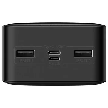 Портативный аккумулятор BASEUS Bipow Digital Display 15W 3A 30000 Black PPDML-K01 4
