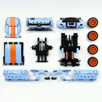 Конструктор Xiaomi ONEBOT Building blocks static supercar toy car OBJZF62AIQI Blue 3